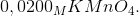 0,0200_M KMnO_4.