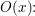 \small O(x)\! \! :