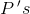 P{ \, }'s