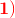 \mathbf{\color{Red} 1)}