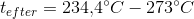 t_{efter}=234{,}4^{\circ}C-273^{\circ}C