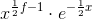 x^{\frac{1}{2}f-1}\cdot e^{-\frac{1}{2}x}