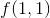 f(1,1)