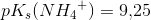 pK_s(N{H_{4}}^{+})=9{,}25