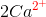 2Ca^{\color{Red} 2^+}