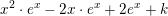 \small x^2\cdot e^x-2x\cdot e^x+2e^x+k
