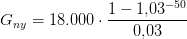 G_{ny}=18.000\cdot \frac{1-1{,}03^{-50}}{0{,}03}