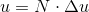 u=N\cdot \Delta u