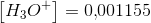 \left [ H_3O^+ \right ]=0{,}001155