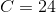 C=24