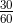 \tfrac{30}{60}