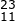 _{11}^{23}