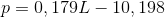 p=0,179L-10,198