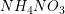 \small NH_4NO_3