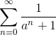 \sum_{n=0}^{\infty }\frac{1}{a^{n}+1}