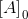 \left [ A \right ]_0