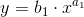 y=b_1\cdot x^{a_1}