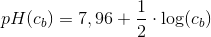 pH(c_b)=7,96+\frac{1}{2}\cdot \log(c_b) \right )