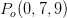 P_o(0,7,9)