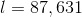 l=87,631