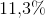 11{,}3\%