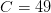 C=49