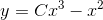 y=Cx^3-x^2