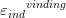 \varepsilon{_{ind}}^{vinding}