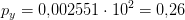 p_y=0{,}002551\cdot 10^2=0{,}26