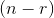 (n-r)