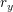 \small r_{y}