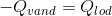 -Q_{vand}=Q_{lod}