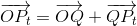 \overrightarrow{OP_{t}}=\overrightarrow{OQ}+\overrightarrow{QP_{t}}