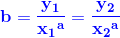 \bold{\color{Blue} b=\frac{y_1}{{x_1}^a}=\frac{y_2}{{x_2}^a}}