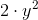 2\cdot y^2