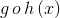 g\, o\, h\left ( x \right )