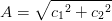 A=\sqrt{{c_{1}}^{2}+{c_{2}}^{2}}