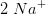 2\; Na^{+}