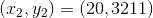 (x_2,y_2)=(20,3211)