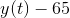 y(t)-65