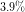 \small 3{.}9\%