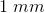 1\; mm