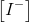 \left [ I^- \right ]