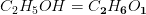 C_2H_5OH=C_\textbf{2}H_\textbf{6}O_\textbf{1}