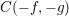 \small C(-f,-g)
