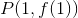 P(1,f(1))