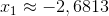 x_1\approx -2,6813
