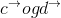 c^\rightarrow og d^\rightarrow
