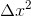 \Delta x^2
