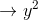 \rightarrow y^2